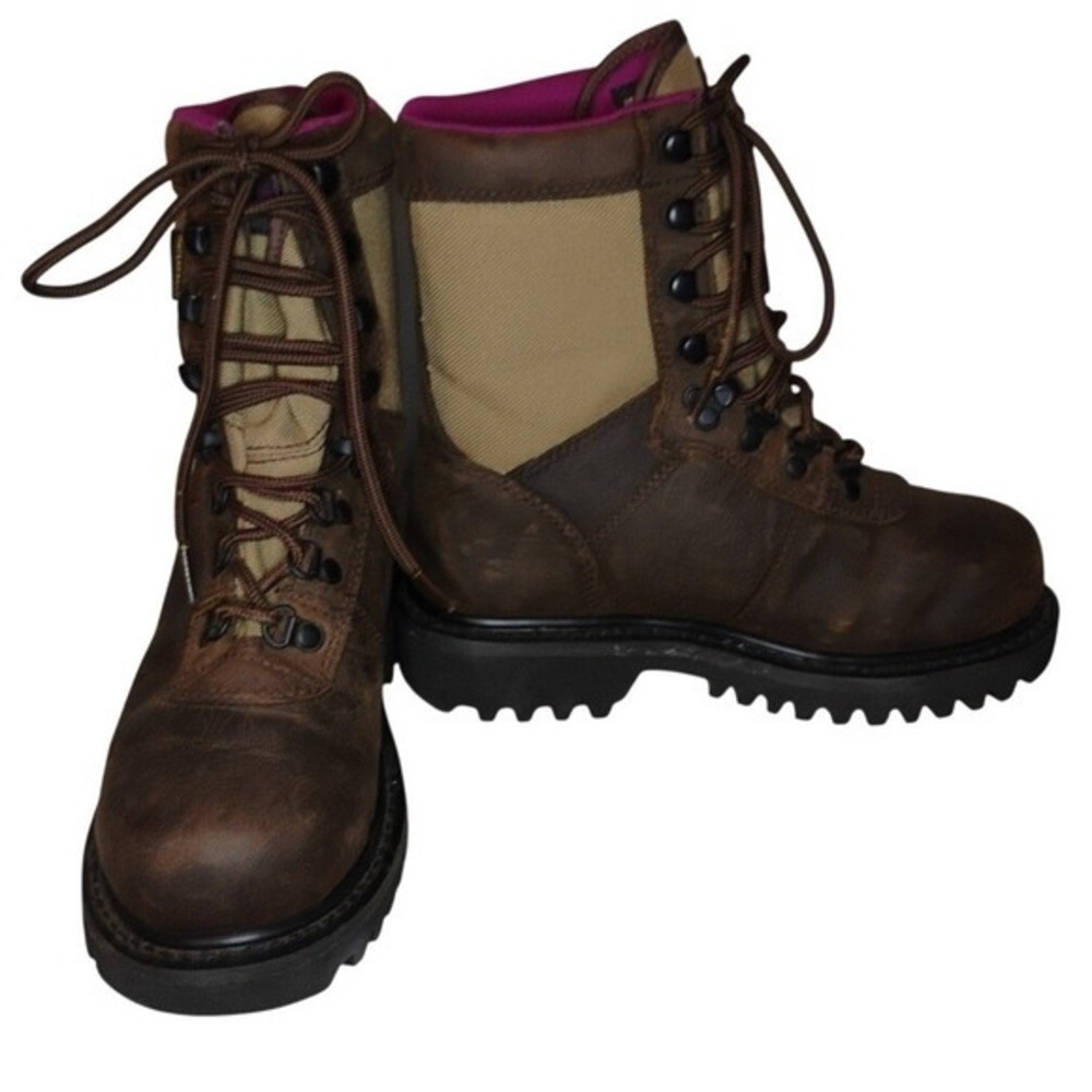 WOLVERINE BIG HORN 8" INSULATED WOMEN'S BOOT SIZE 6 EW MODEL‎ W30113 Waterproof
